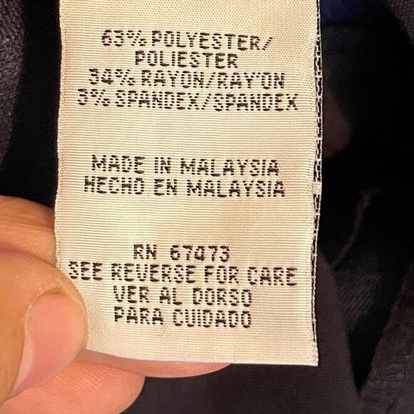 Vintage Danny & Nicole Short Sleeve Blazer Navy - Picture 7 of 8